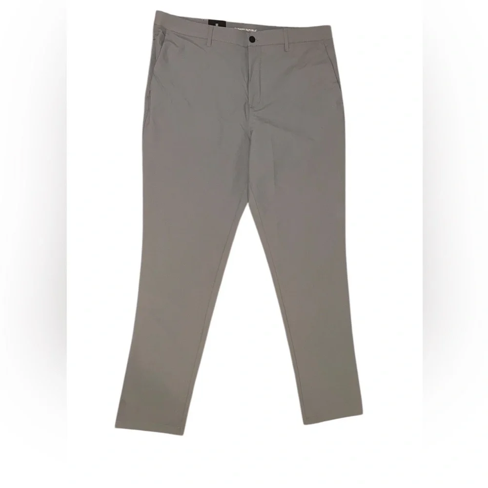 Banana Republic Gray Flat Front Pants